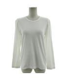  ローブドシャンブル コムデギャルソン robe de chambre COMME des GARCONS ロングスリーブTシャツ カットソー RT-100250 長袖 AD1998 日本製 コットン ホワイト 白