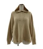 プラステ PLST ニットパーカー 12-0401035 セーター 長袖 スリット ウール混 ベージュ M