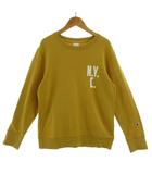 チャンピオン CHAMPION トレーナー スウェット プリント 長袖 マスタード M
