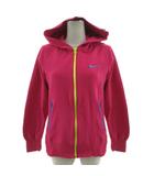 ナイキ NIKE スウェットパーカー 440508-660 ロゴ刺繍 ジップアップ 長袖 コットン混 ピンク M