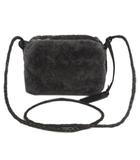 マルコマージ MARCO MASI ムートンショルダー バッグ チャーム レザー グレー ネイビー 紺