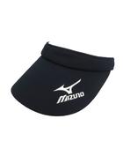 ミズノ MIZUNO サンバイザー 52BA410  ロゴ刺繍 総柄 ネイビー 紺 F