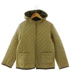 イエナ IENA キルティング中綿フーデッドジャケット 2219030603 フランス製 コーデュロイパイピング ジップアップ ベージュ系 カーキベージュ ブラウン 茶