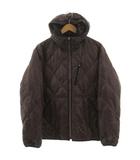 デサント DESCENTE ダウンジャケット DAT-3871 フーディー ジップアップ ダウン80% ブラウン 茶 O