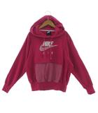 ナイキ NIKE パーカー DN4864-615 スウェット ロゴプリント 刺繍 裏起毛 プルオーバー コットン混 ピンク S