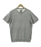 フリークスストア FREAKS STORE FLANDERS LINEN サマーニット 162-1344 丸首 半袖 コットン混 グレー L