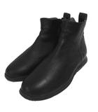  ヴィタノヴァ VITA NOVA カジュアルショートブーツ JK6657 サイドジップ 牛革 レザー 日本製 ブラック 黒 23.5