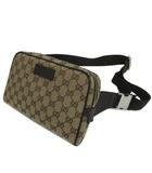 グッチ GUCCI GGキャンバス ウエストバッグ ボディーバッグ 449174 GG柄 ベージュ ブラウン 茶