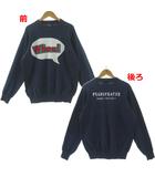 パーリーゲイツ PEARLY GATES Whoa! コットンブレンドニット 053-170206 吹き出しイラスト 長袖 ネイビー系 紺系 ホワイト 白 レッド 赤 ブルー系 青系 5