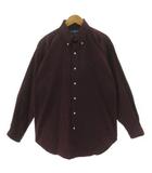 90年代 BLAKE ボタンダウンシャツ HS-RL-IA0605 ポニー刺繍 長袖 コットン エンジ M