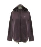 ナイキ NIKE DRY-FITジップアップパーカー 683657-533 ジャージ ロゴ刺繍 長袖 サムホール 裏起毛 パープル系 古代紫色 M