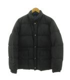 アールニューボールド R.NEWBOLD ダウンジャケット 465146 スタンドカラー ジップアップ ダウン80% ブラック 黒 M
