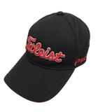 タイトリスト TITLEIST HJ6CTR WTNV ツアーキャップ 立体ロゴ刺繍 コットン混 ブラック 黒 レッド 赤 ホワイト 白