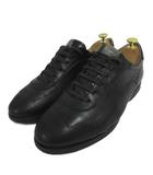 サルヴァトーレフェラガモ Salvatore Ferragamo スニーカー ローカットレザースニーカー ロゴ型押し イタリア製 ブラック 黒 8