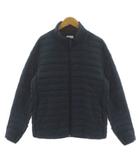ギャップ GAP ライトウェイト パファージャケット プリマロフト PRIMALOFT 軽量中綿ジャケット ポリウレタンコーティング スタンドカラー ジップアップ ネイビー 紺 エンジ S