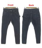 B&Y ユナイテッドアローズ BEAUTY&YOUTH ビューティー&ユース テーパードペインターデニムパンツ 1214-173-5223 コットン インディゴ ブルー 青 M