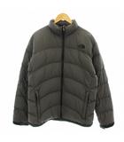 ザノースフェイス THE NORTH FACE ACONCAGUA JACKET アコンカグアジャケット ダウンジャケット ジップアップ ロゴ刺繍 ナイロン XXL グレー ND91648 /KU ■MU