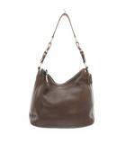 コーチ COACH ワンショルダーバッグ トートバグ レザー チャーム付き 茶 ブラウン 8E98 /KU ■BM