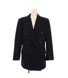 ラルフローレン RALPH LAUREN テーラードジャケット 総裏地 ダブル 6B ウール 7 ネイビー /BM ■BM