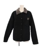 パタゴニア Patagonia リサイクルキルティングダウンジャケット チェック柄 ウール ナイロン S 黒 緑 STY28080 /BM ■MU