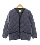 ハウスホールド HOUSE HOLD 2WAYキルティングダウンジャケット アウター 2 紺 ネイビー 黒 ブラック 20011464611040 /YT ■MU