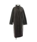 ユナイテッドアローズ A DAY IN THE LIFE UNITED ARROWS ニットメルトン スタンドカラーコート ロング 茶 ブラウン /KU ■MU