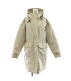 コロンビア Columbia 中綿コート ロング丈 フード ロゴ アウター L ベージュ 223 WR3308 /AN59 ■BM