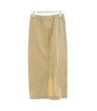 イエナ IENA 23SS タイトスカート ミモレ ロング 36 ベージュ /AN3 ■MU