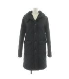 マッキントッシュ MACKINTOSH キルティングコート ロング丈 裏ボア アウター 36 紺 ネイビー /AN63 ■MU