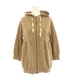 ポールスミス PAUL SMITH paul パーカー スウェット ラメ ベージュ ジップアップ 七分袖 M ベージュ /HN ■BM