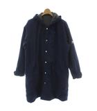 ヘリーハンセン HELLY HANSEN ベンチコート S 紺 ネイビー フード付き 長そで スナップボタン HOU7873 /GG ■NI
