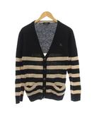 バーバリーブラックレーベル BURBERRY BLACK LABEL ニットカーディガン 長袖 2 黒 /KH ■MU