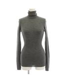 プラダ PRADA セーター リブ ニット タートルネック 長袖 グレー /YM ■BM