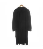 ブルックスブラザーズ BROOKS BROTHERS 70～80s 黒銀タグ ステンカラーコート ロング丈 ウール アウター 42 紺 ネイビー /AN54 ■BM