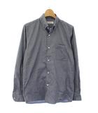 グリーンレーベルリラクシング ユナイテッドアローズ green label relaxing シャツ 長袖 ポケット S ネイビー /TK ■BM