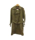 マッキントッシュフィロソフィー MACKINTOSH PHILOSOPHY トレンチコート ライナー付き アウター 40 カーキ ダブルブレスト ベルト付き 長袖 H1C41-800-74 /YM ■NI