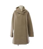 コート L ベージュ フード 長袖 無地 ライトフォルム /LP