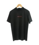 ブリーフィング BRIEFING ツアーハイネック Tシャツ TOUR High NECK カットソー ロゴ 半袖 ゴルフウェア L 黒 ブラック 赤 レッド BBG221M05 /AN54 ■BM