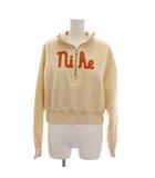 ナイキ NIKE オーバーサイズド 1/2ジップ クロップ フリース スウェットシャツ 長袖 M ベージュ FQ7980-252 /YM