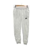 ナイキ NIKE スウェットパンツ イージーパンツ 裏毛 ロゴ刺繍 メランジ XS 白 ホワイト /YJ ■GY66