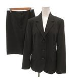 美品 スーツ セットアップ フォーマル 40 ダークグレー ノッチドラペル 長袖  /HW ■GY66