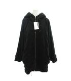  プロバドール Provador タグ付き フリースジャケット ジップアップパーカー キルティング フード付き 3L 黒 ブラック /YJ ■GY66