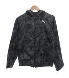 プーマ PUMA リバーシブルパーカー ジャケット カモフラ柄 黒 ブラック グレー /JS ■GY66