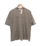 タグ付き Tシャツ M カーキ クルーネック ロゴ刺繍 半袖 /SX ■GY66