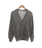 アーノルドパーマー Arnold Palmer カーディガン ニット L グレー Vネック ロゴ刺繍 長袖 /NU ■ECF001