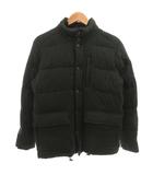 ジャーナルスタンダード JOURNAL STANDARD 美品 ダウンジャケット ウール L 緑 グリーン 長袖 スタンドカラー フラップポケット /SJ ■ECF001