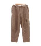 スタディオクリップ Studio Clip パンツ M ブラウン 茶色 無地 イージーウエスト フルレングス /SC ■ECF001