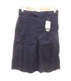 グローバルワーク GLOBAL WORK 未使用 ショートパンツ 麻 リネン S ネイビー 無地 /RG ■ECF001