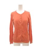 イエナ IENA カーディガン コットン 長袖 クルーネック オレンジ /AE ■ECF001