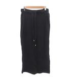 イエナ IENA イージータイトスカートロング ミモレ 紺 ネイビー ドローストリング リブ編み ECF001 /KR ■ECF001